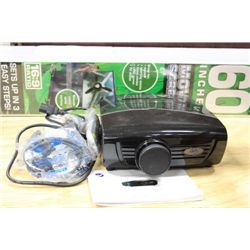 NEW LCD PROJECTOR W 60" SCREEN