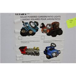 SOLAR POWERED GARDEN LIGHT X4 AS THEY COME