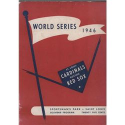 1946 Boston Red Sox vs. St. Louis Cardinals WS Program