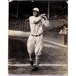 Bing Miller Signed Photograph in Athletics Uniform JSA