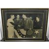 Image 1 : 22x28" Photograph of Joe DiMaggio Greeting Douglas