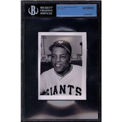 Beckett 1957 Type 1 Photograph of Willie Mays