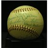 Image 1 : MLB Hall of Fame and Stars Signed Baseball JSA Cert