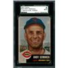 Image 1 : Signed 1953 Topps Andy Seminick JSA