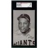 Image 1 : Signed 1962 Exhibits Willie Mays SGC Card