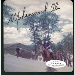 Muhammad Ali Signed Photograph AAU Certified
