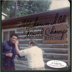 Muhammad Ali Signed Photograph AAU Certified