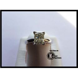 116-11831:14K WHITE GOLD DIAMOND SOLITAIRE RING
