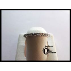 133-17551:18K WHITE GOLD DIAMOND BAND