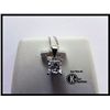 Image 1 : 185-17453:14K WHITE GOLD DIAMOND SOLITAIRE PENDANT