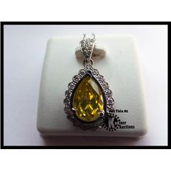 186-16970:18K WHITE GOLD DIAMOND PENDANT