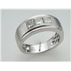 Image 1 : 193-15399:14K WHITE GOLD GENTS BAND