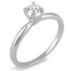 Image 1 : 101-12557:14K WHITE GOLD DIAMOND SOLITAIRE RING