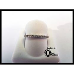 133-16374:18K WHITE GOLD DIAMOND BAND