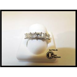 164-11348:14K WHITE GOLD DIAMOND ANNIVERSARY BAND