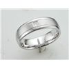 Image 1 : 193-15020:10K WHITE GOLD DIAMOND BAND GENTS
