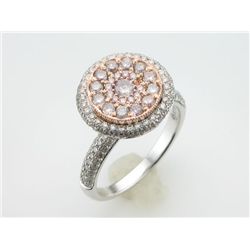 135-13777:18K WHITE & ROSE GOLD PINK & WHITE