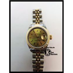 389-10010:LADIES REFURBISHED 18K YELLOW &