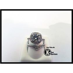 133-16373/17143 18KT WHITE GOLD DIAMOND ENGAGEMENT