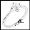 Image 1 : 135-13868:14K WHITE GOLD DIAMOND RING