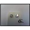 Image 1 : 18K WHITE GOLD DIAMOND STUD EARRINGS