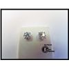Image 1 : 174-11703:14K WHITE GOLD DIAMOND STUD EARRINGS