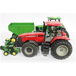 JOHN DEERE AND CASE FARM TOYS