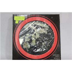 NATURAL SHELL QUARTZ WALL CLOCK