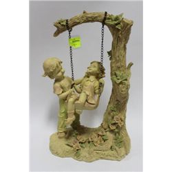 CHILDREN TREE SWING ORNAMENT