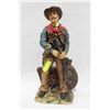 Image 1 : 20" COWBOY STATUE