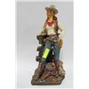 Image 1 : 20" COWGIRL STATUE