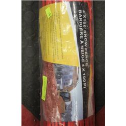 4' X 100' SNOW FENCE