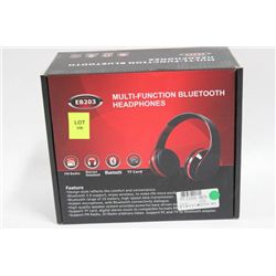 PAIR OF NEW MULTI FUNCTION BLUETOOTH HEADPHONES