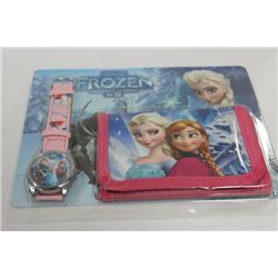 DISNEY FROZEN WATCH AND WALLET GIFT SET