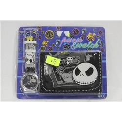 NIGHTMARE BEFORE CHRISTMAS WATCH AND WALLET SET