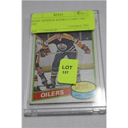 1980 OPC MARK MESSIER ROOKIE CARD