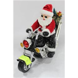 SINGING SANTA BIKER