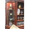 Image 5 : 5 PC CHERRY WOOD CORNER WALL UNIT