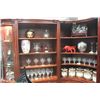 Image 6 : 5 PC CHERRY WOOD CORNER WALL UNIT