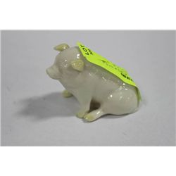 BELEEK FINE IRISH PORCELAIN PIG ORNAMENT