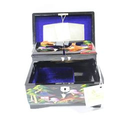 1950'S VINTAGE MUSIC JEWELRY BOX