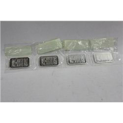 ONE OUNCE SILVER BARS - 4 Times the money