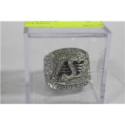 SASKATCHEWAN ROUGHRIDERS GREY CUP REPLICA RING