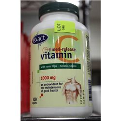 BOTTLE OF 300 VITAMIN C CAPLETS