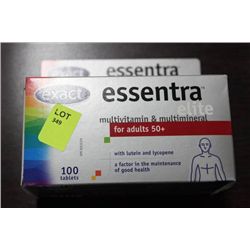 BOTTLE OF 100 ADULTS 50+ MULTI VITAMIN AND MINERAL