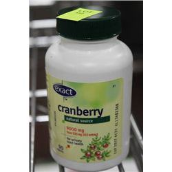 BOTTLE OF 90 CRANBERRY CAPLETS