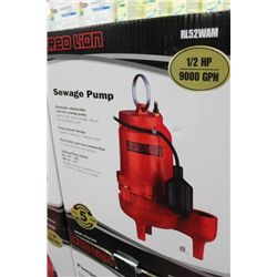 RED LION AUTO SUBMERSIBLE SEWAGE PUMP