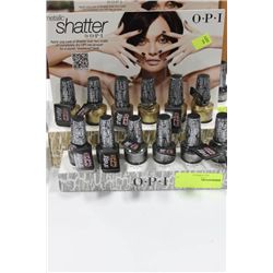 PK OF 12 OPI NAIL LACQUERS