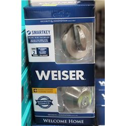 WEISER SINGLE CYLINDER SMARTKEY DEADBOLT