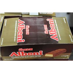 BOX OF ALBENI MILK CHOCOLATED COATED BAR W